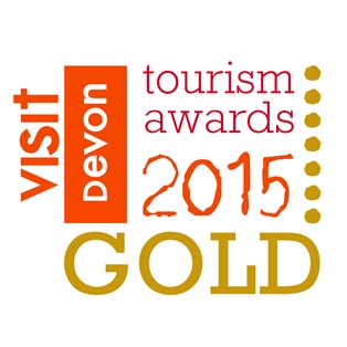 Gold award in Devon Tourism Awards Camping & Caravanning Park 2015